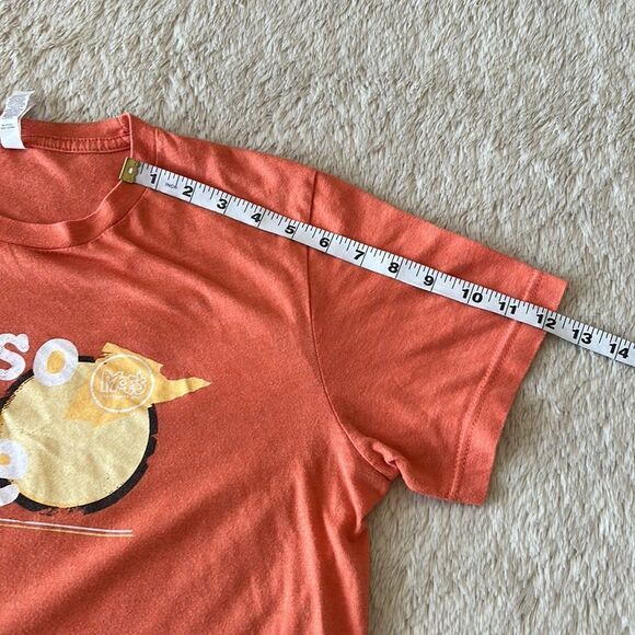 Queso is life short sleeve shirt orange size medium - Picture 14 of 16